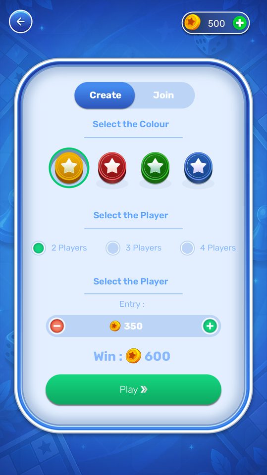 Create private Ludo room